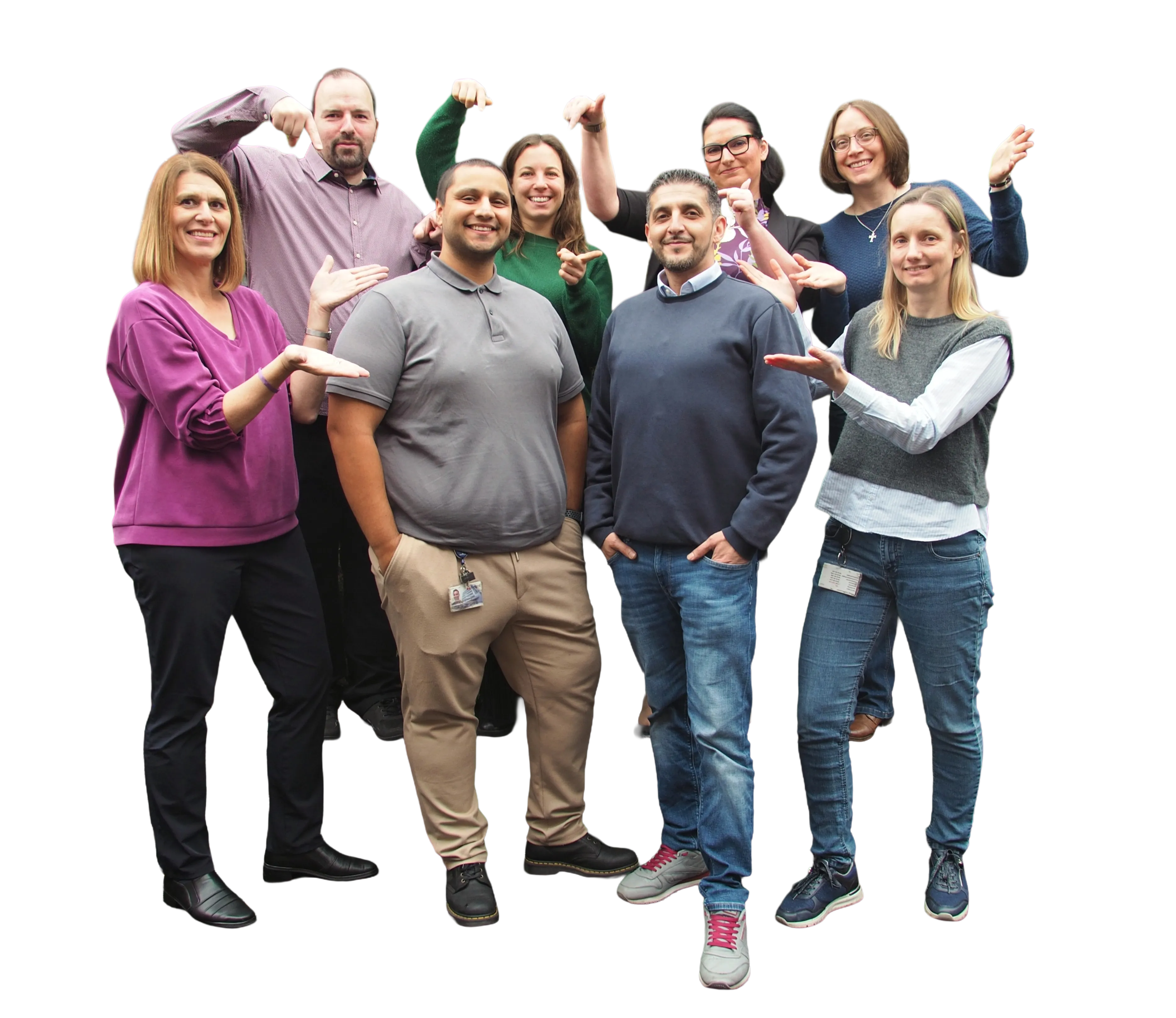 Gruppenfoto Hintergrund